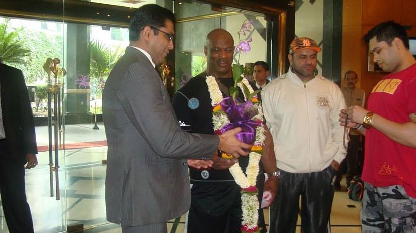 Ronnie Coleman at The Orchid Hotel Mumbai